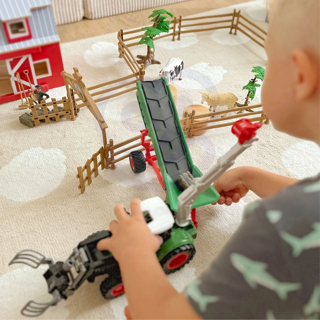 Set de machines agricoles tracteur mini ferme WOOPIE