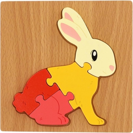 Puzzle en bois Animaux mixte d'espèces
