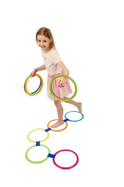 Cercles de saut colorés pour enfants et adultes
