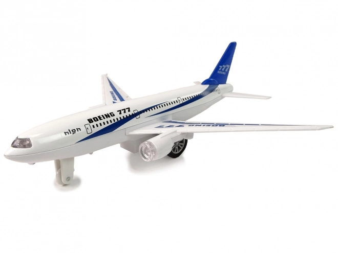 Avion privé Boeing 777 Éclairage Blanc Motorisé Sons