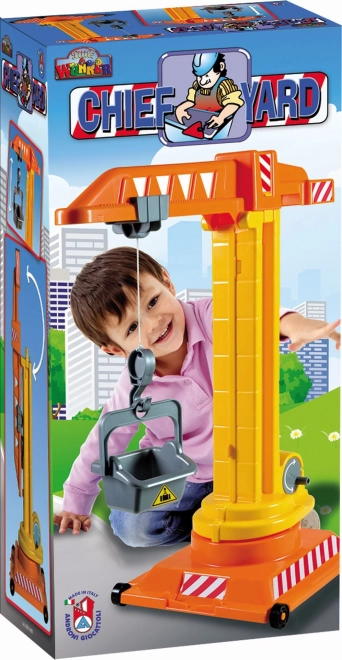 Camion grue géant Androni sur une plate-forme mobile - hauteur 52 cm
