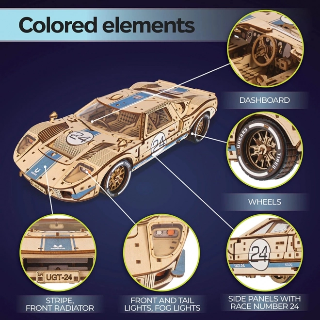 Ugears 3D puzzle mécanique en bois Endurance Racer