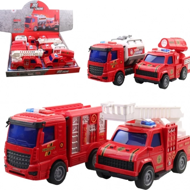 Camions de pompiers pour enfants 15,5 cm 8 pcs