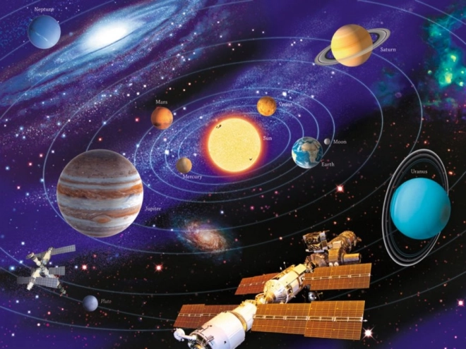 Puzzle lumineux Ravensburger Système Solaire 500 pièces