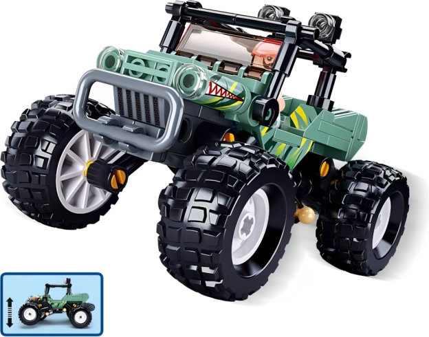 Sluban véhicule tout-terrain vert – jeu de construction