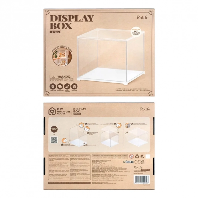 Vitrine RoboTime pour miniatures de maisons