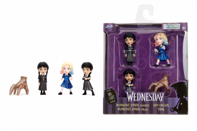 JADA figurines en métal Wednesday 4 pcs 6,5 cm