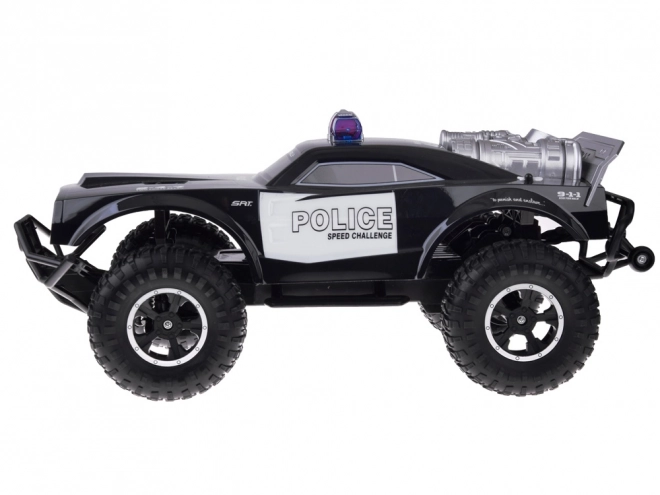 Grand monster truck télécommandé POLICE éclairage télécommande RC0626