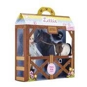 Poupée Lottie en tenue d'équitation avec cheval