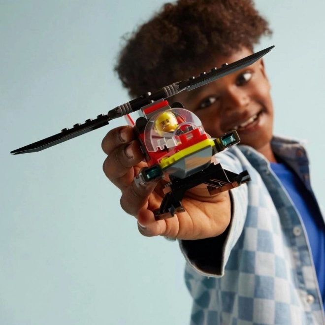 LEGO® City 60411 Hélicoptère de secours des pompiers