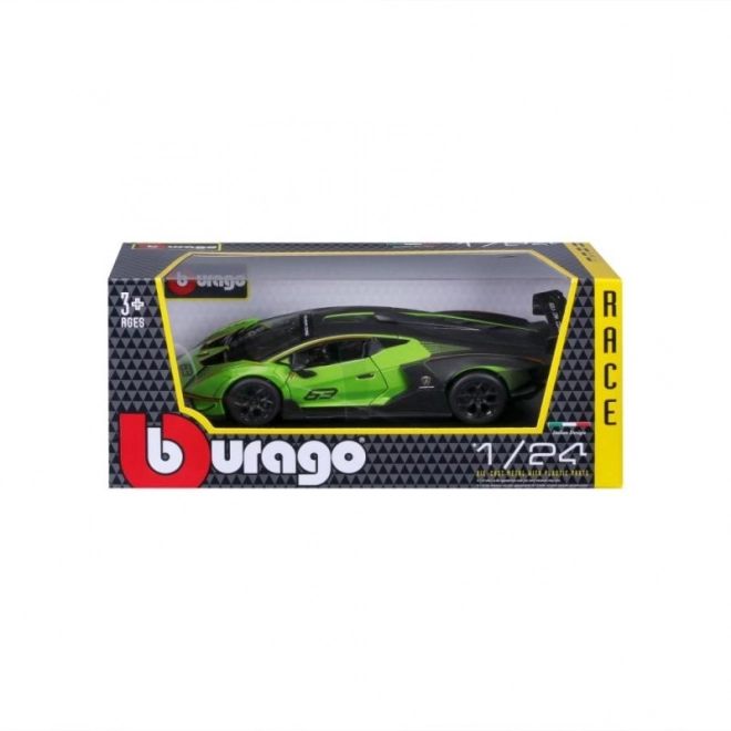 Bburago 1:24 Course Lamborghini Essenza SCV12 – Vert