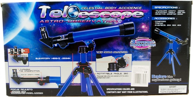 Télescope éducatif avec trépied