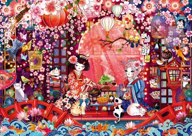 Puzzle Cérémonie du thé japonaise 500 pièces