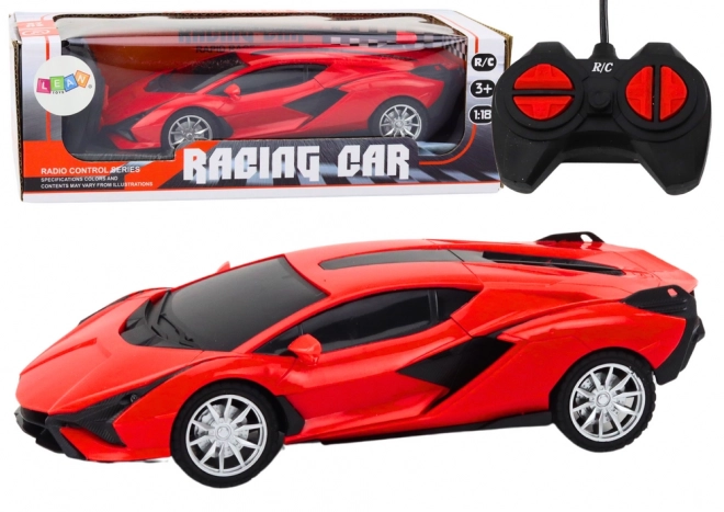 Voiture de course télécommandée RC rouge 1:22