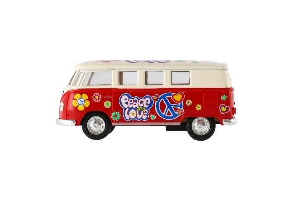Autobus Kinsmart VW Classique métal/plastique 13cm à rétrofriction