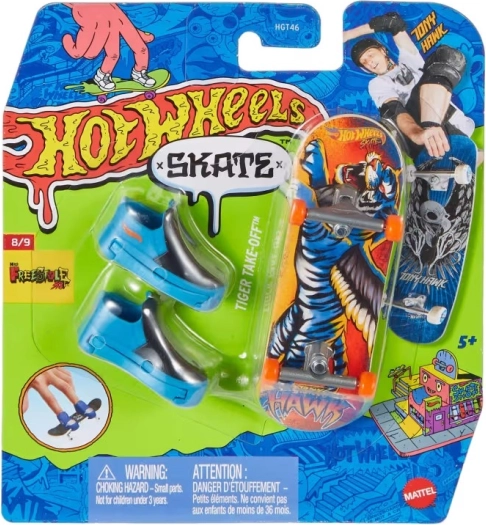 Hot Wheels Skate Planche à doigts avec chaussures