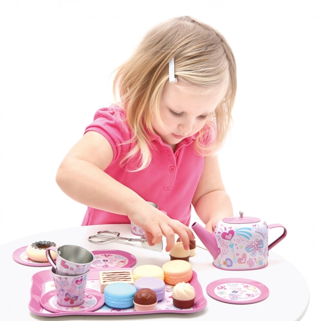 Ensemble de thé pour enfants avec sucreries