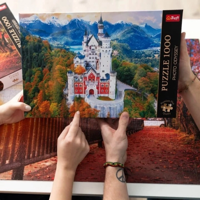 TREFL Puzzle Premium Plus Photo Odyssey: Château de Neuschwanstein 1000 pièces