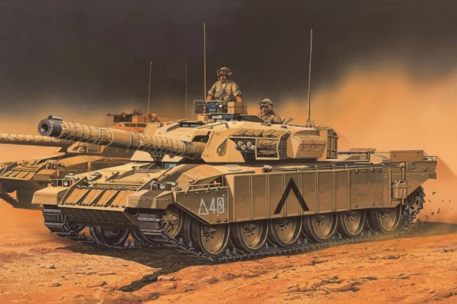 Maquette plastique de char British Army Challenger Mk.3 1/72