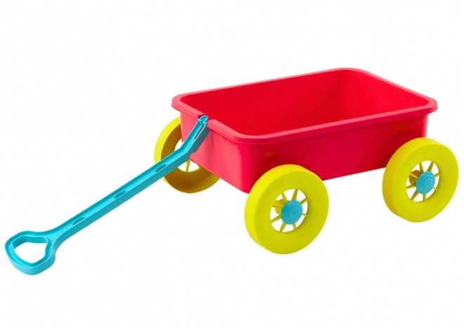 Chariot à jouets de sable Rose pastel
