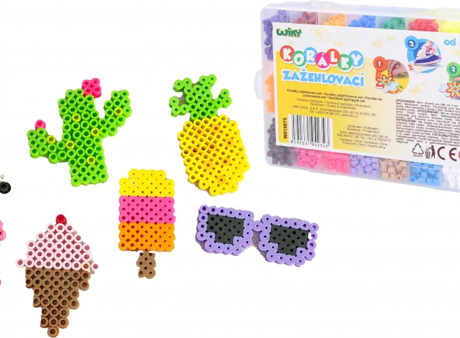 Perles à repasser – grand coffret 24 couleurs