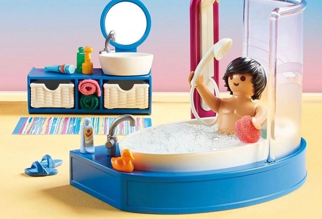 Salle de bain avec baignoire Playmobil Dollhouse