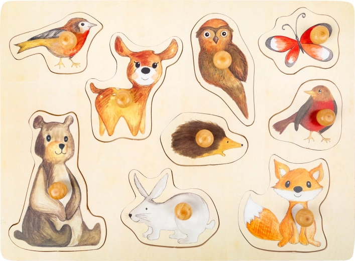 Puzzle en bois Animaux de la forêt small foot