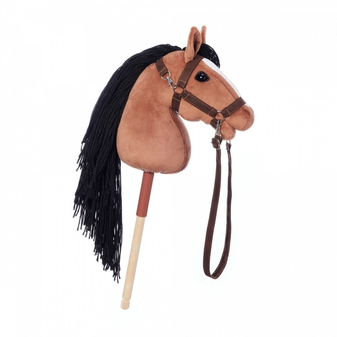 Cheval en bâton Hobby Horse HOPPIHORSE brun foncé