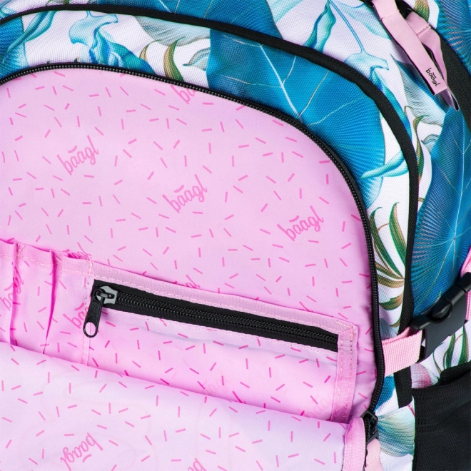 Sac à dos scolaire BAAGL Skate Leafs