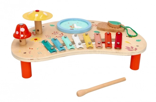 Table de musique printanière