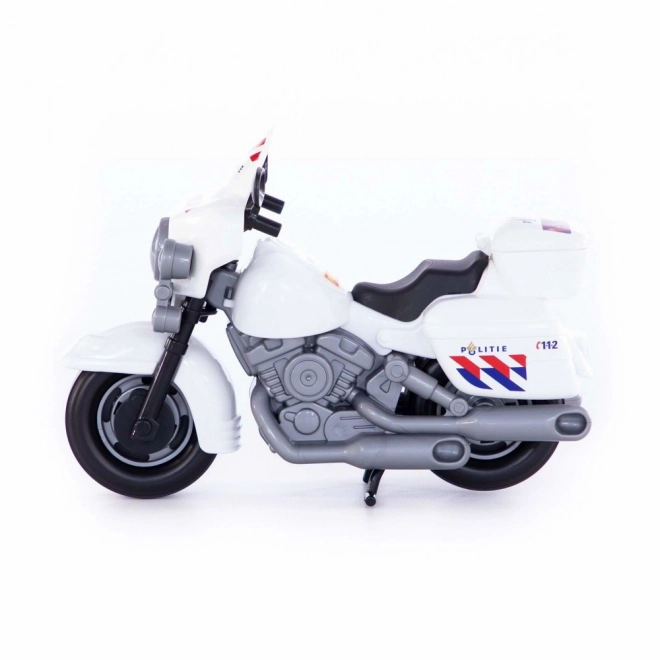 Moto de police pour tout-petits Polesie Blanche 71682