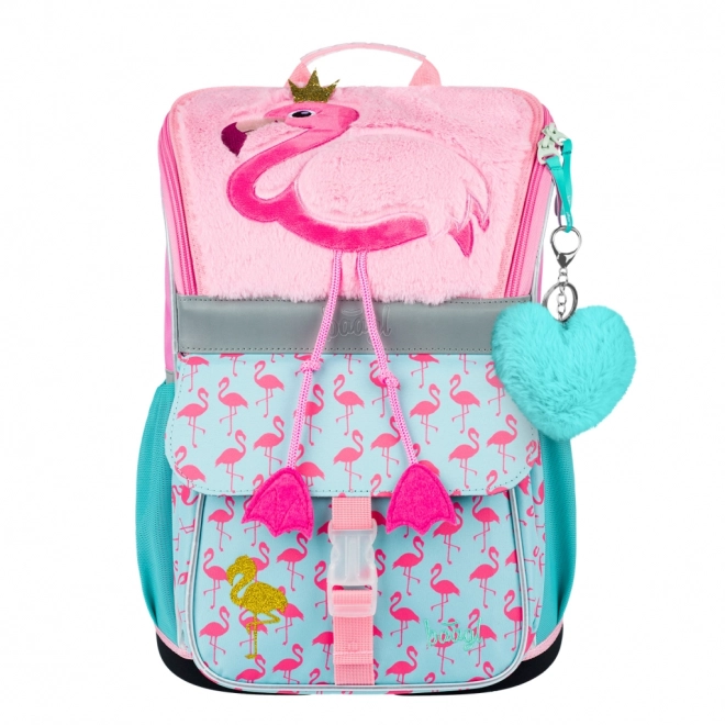 BAAGL ENSEMBLE 3 Zippy Flamant: cartable, trousse, sac