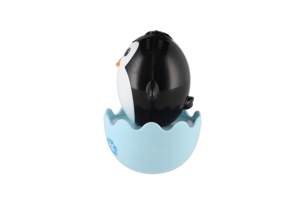 Pingouin culbuto avec grelot, 8 cm, jouet pour bébés