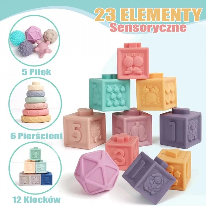 Woopie cubes sensorielles pour enfants avec comptage