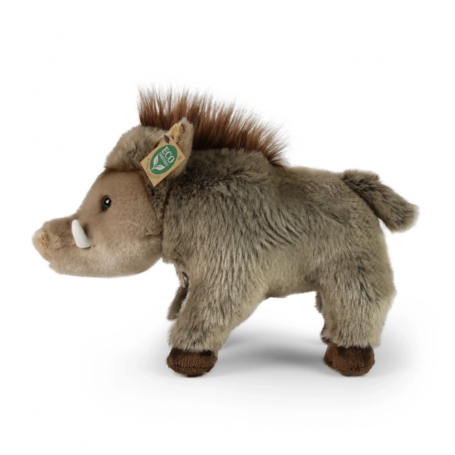 Sanglier en peluche debout 30 cm ÉCOLOGIQUE