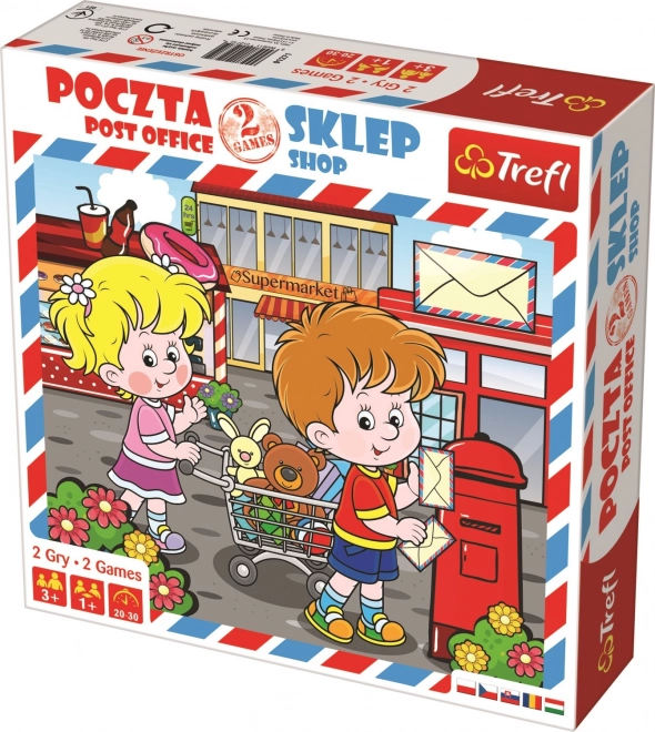 Trefl Jeux 2-en-1 Poste et Magasin
