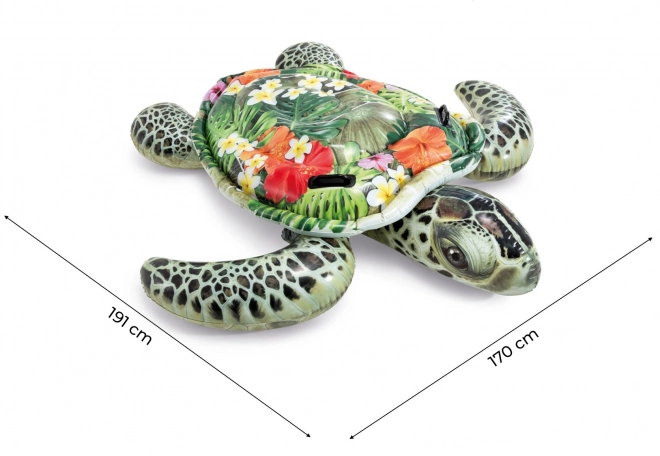Matelas gonflable tortue caouanne avec poignées - 191 cm
