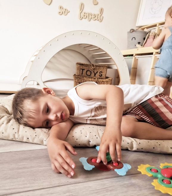 Woopie spinners sensoriels éducatifs pour enfants 3 en 1 en couleurs vives