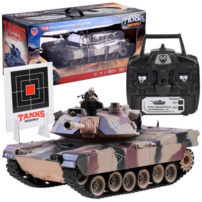 Grand char télécommandé US M1A2