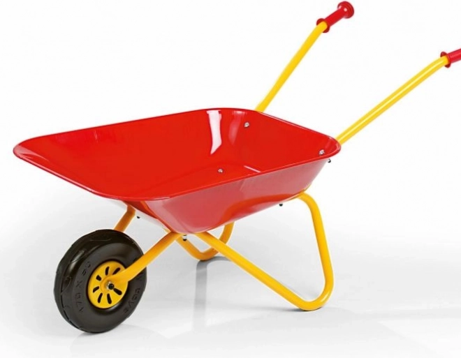 Chariot métallique rouge à roulettes Rollytoys
