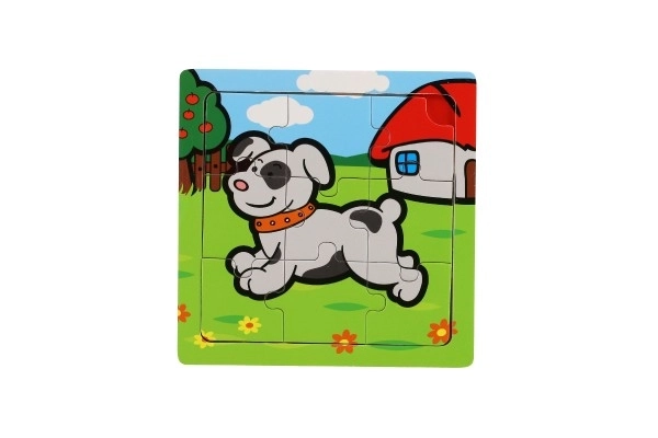 Mini puzzle Mes premiers animaux - 9 pièces