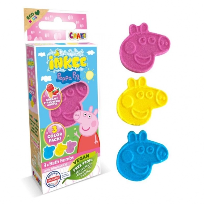 INKEE - Mini pack bombe effervescente - Peppa Pig