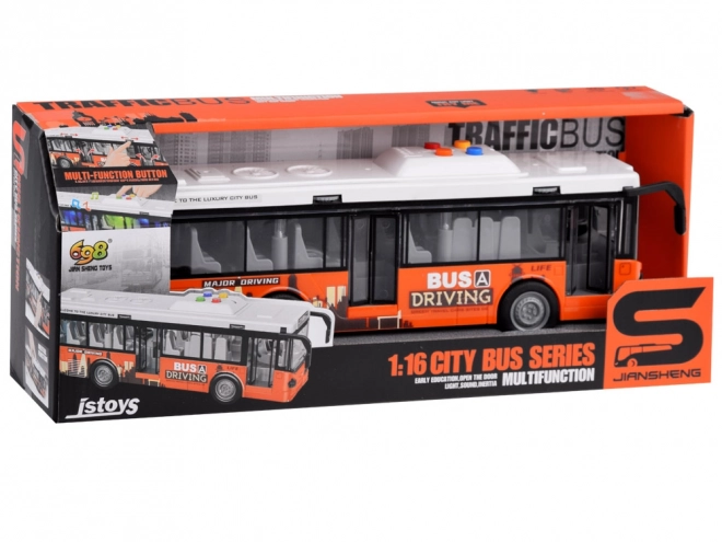 Grand bus avec sons et lumières
