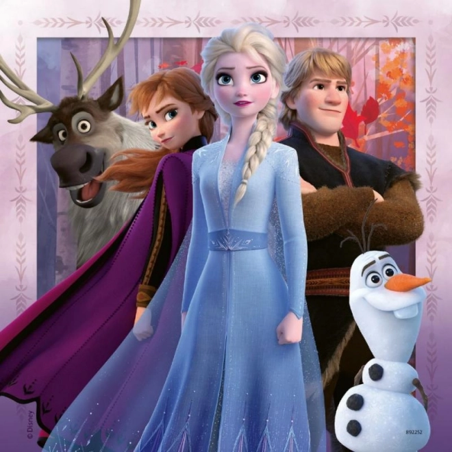 Puzzle Ravensburger La Reine des Neiges 2 : Le Voyage 3x49 pièces