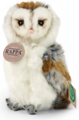 Chouette effraie en peluche écologique 17 cm
