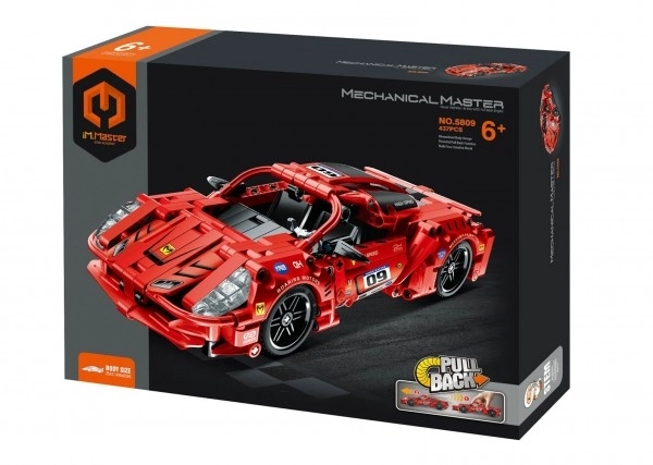Voiture de course à rétrofriction en kit