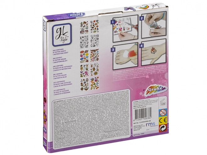 Kit de tatouage pour filles/garçons