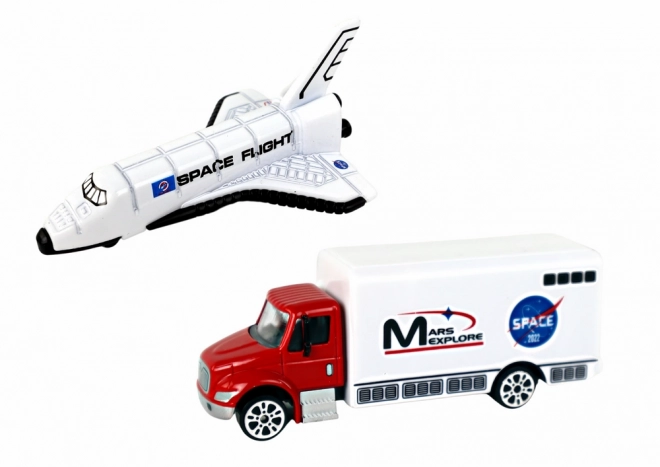 Ensemble de figurines spatiales Vaisseau spatial 8 pièces