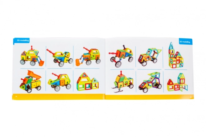Jeu de construction magnétique pour enfants Magical Magnet 162 pièces