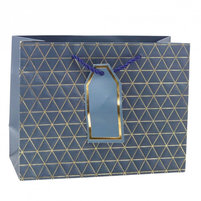 Sac cadeau avec lignes dorées